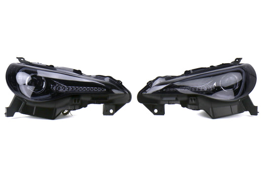 SCDLHP-FRS12G-TM Spec-D Projector Headlights Glossy Black Smoked Lens - 2013-2020 FRS / BRZ / 86,