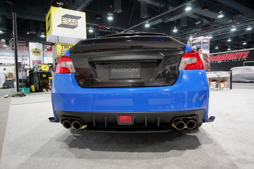 SEITL15SBIMP-C 15-20 Subaru WRX & STI Seibon C-Style Carbon Fiber Trunk Lid,