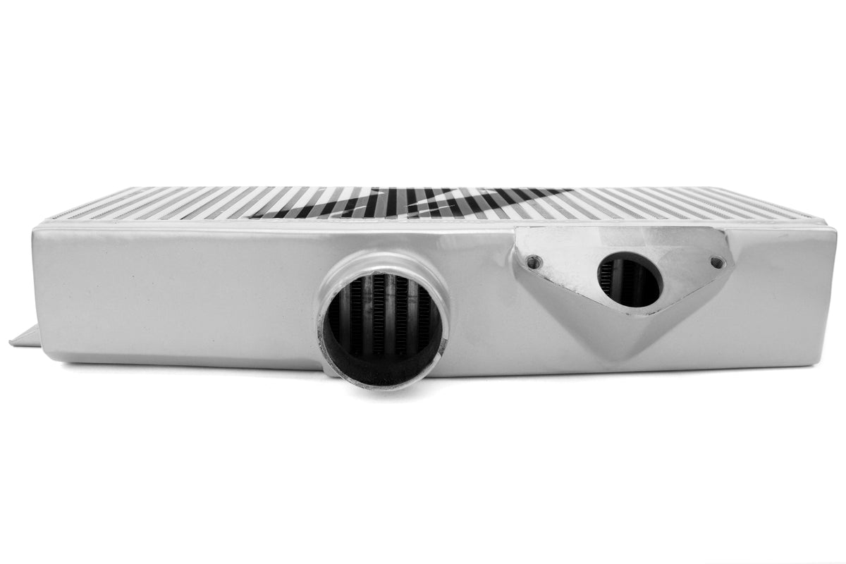 MIMMMTMIC-WRX-01SLRD Mishimoto Silver Top Mount Intercooler w/ Red Hoses - 2002-2007 Subaru WRX / 2004-2007 Subaru STI,