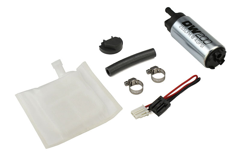 DET9-201-0791 DeatschWerks DW200 Series Fuel Pump w/ Install Kit - Subaru Models Inc. 2002-2007 WRX,