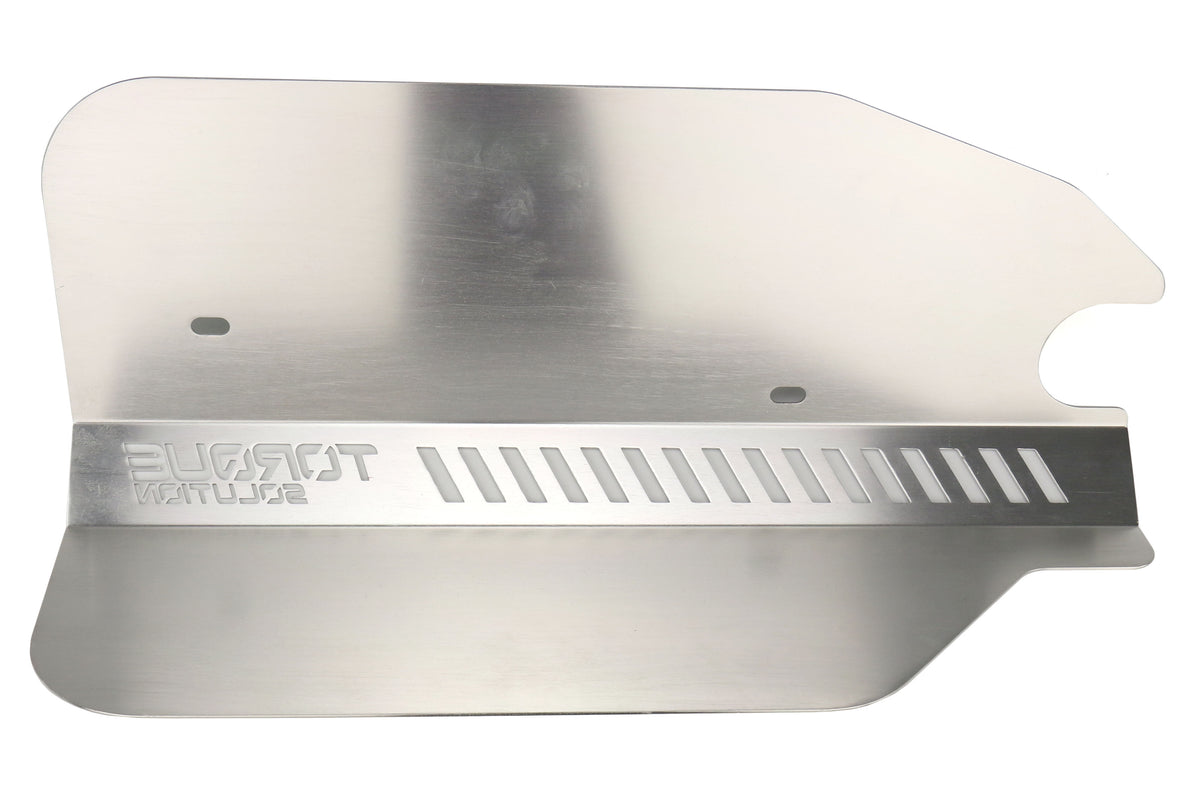 TQSTS-SU-289S Torque Solution Engine Pulley Cover - 2015+ WRX / 2014+ Forester XT-Silver,