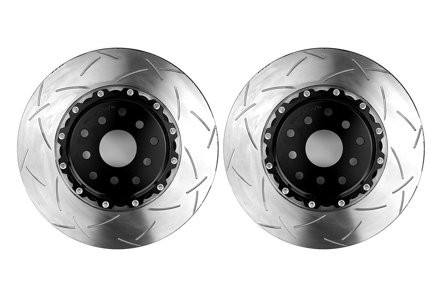DBB5654BLKS-10-GRP DBA 5000 Series T-Slot Slotted Rotor Pair Front - 2004-2017 Subaru STI,