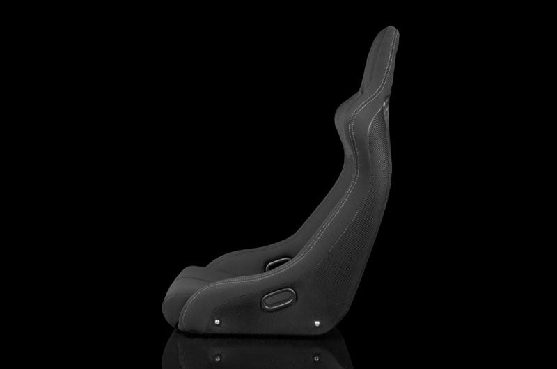 BRMBRR7-BKFB Braum Venom-R Series Fixed Back Bucket Seat - Black Cloth / Carbon Fiber Each - Universal,