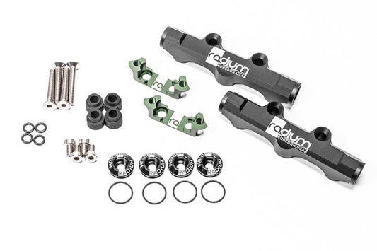 RAD20-0579-02 Radium Engineering Subaru EJ Top Feed Fuel Rail Conversion Kit w/1-2 Brackets,
