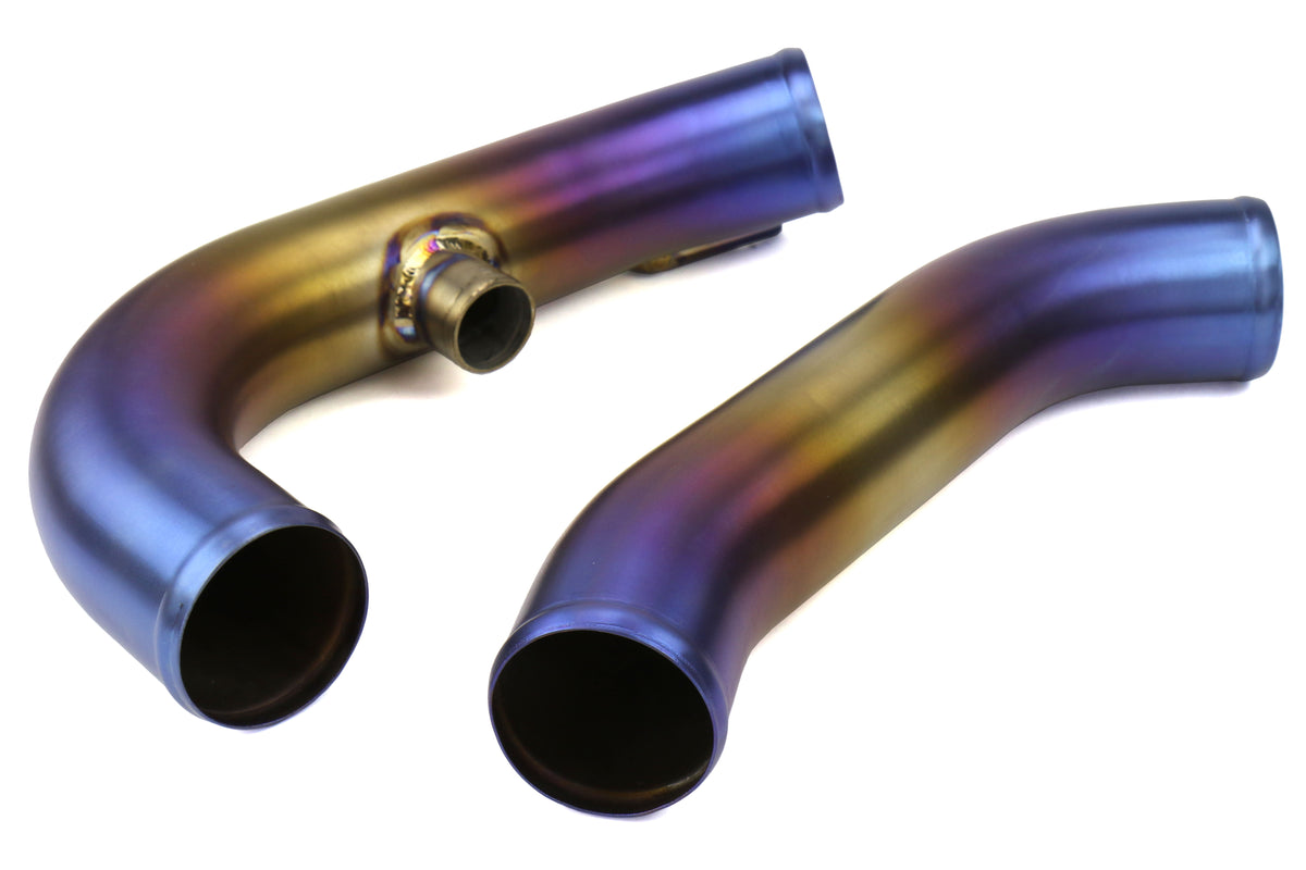 ETS200-20-ICP-013 ETS Titanium Front Mount Intercooler Piping Kit Spot Anodized - 2008-2014 Subaru STI,