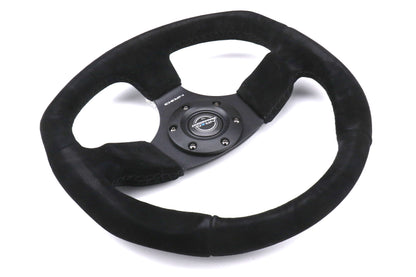 NRGRST-009S NRG ST-009S Sport Suede Leather Steering Wheel - Universal,