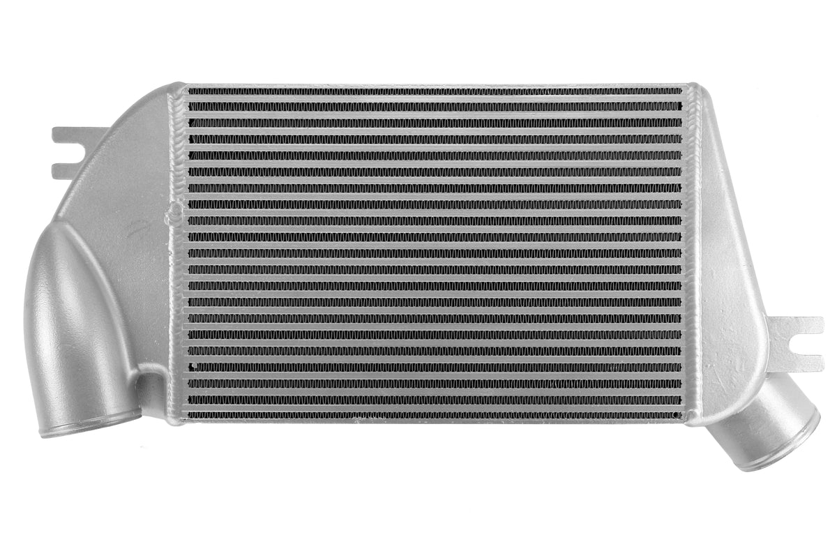 MIMMMTMIC-WRX-15BSL Mishimoto Performance Top Mount Intercooler and Charge Pipe Kit - 2015+ WRX-Black Pipe, Silver Intercooler,