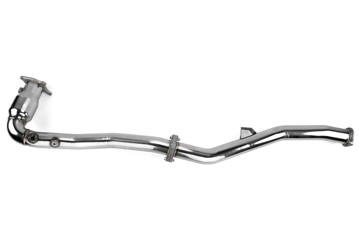 INVHS15SWMDOC Invidia Catted Stainless Steel Downpipe - 2015+ WRX 6MT,