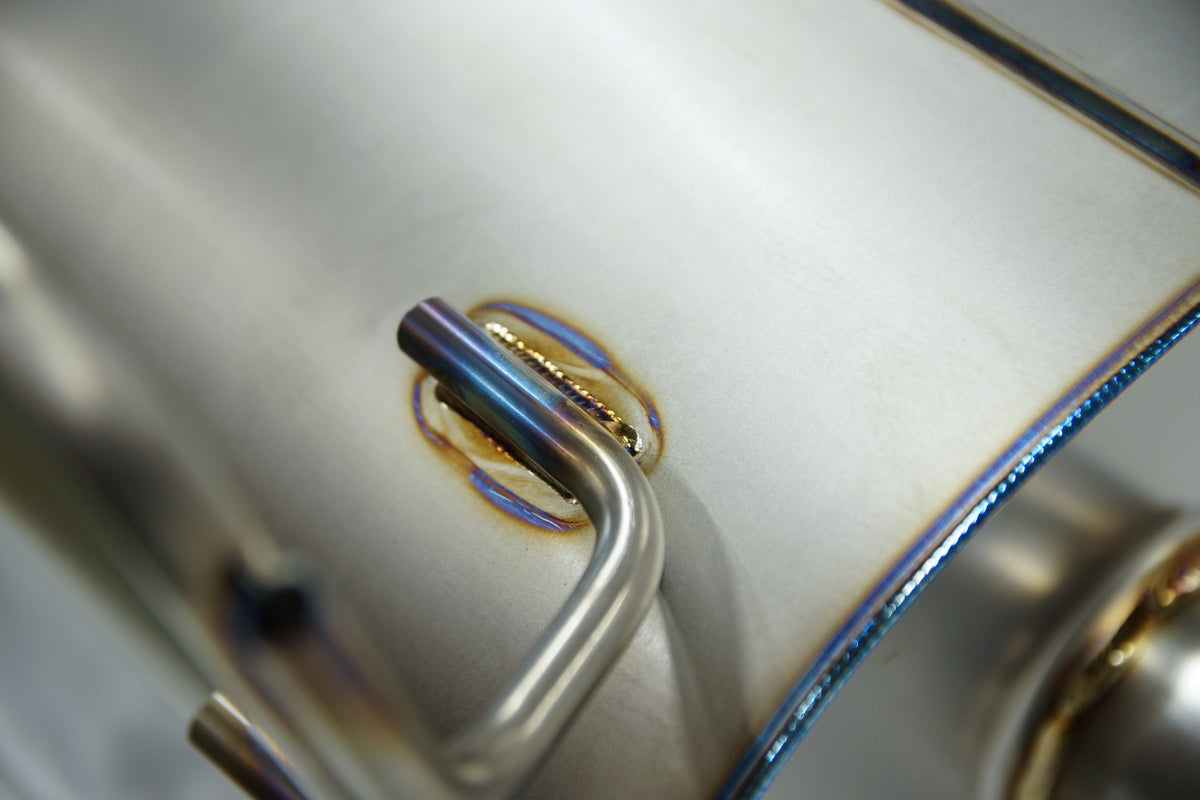 HKS31029-AF013V HKS Super Turbo Muffler Titanium Exhaust - 2015+ WRX / STI,