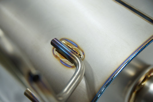 HKS31029-AF013V HKS Super Turbo Muffler Titanium Exhaust - 2015+ WRX / STI,