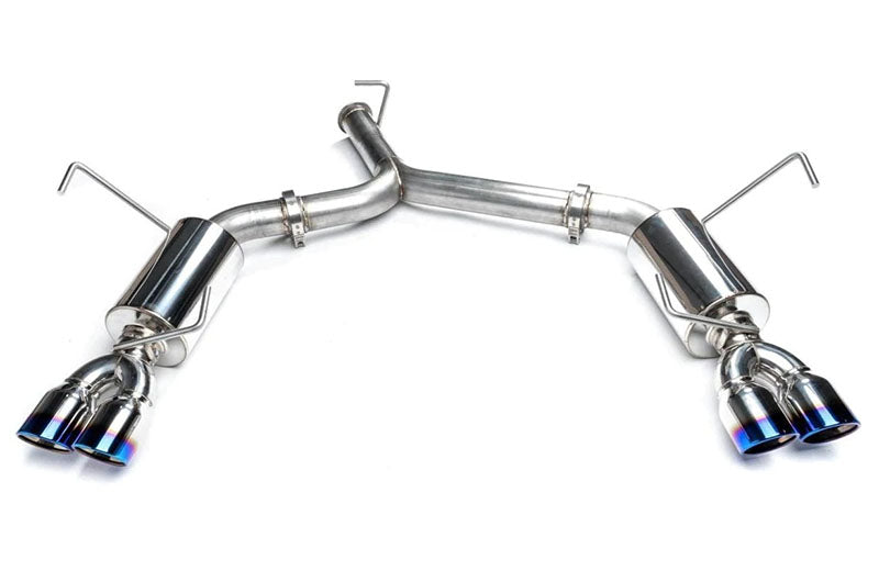 ETS200-60-EXH-008 ETS Cat-Back Exhaust System w/Muffler Non-Resonated Blue Tips - 2022+ Subaru WRX,