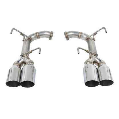 REMRO-TSVA-S4 Greddy Remark Axleback Exhaust 4in Tip - 2015+ WRX / STI-Stainless Tips-Single Wall,