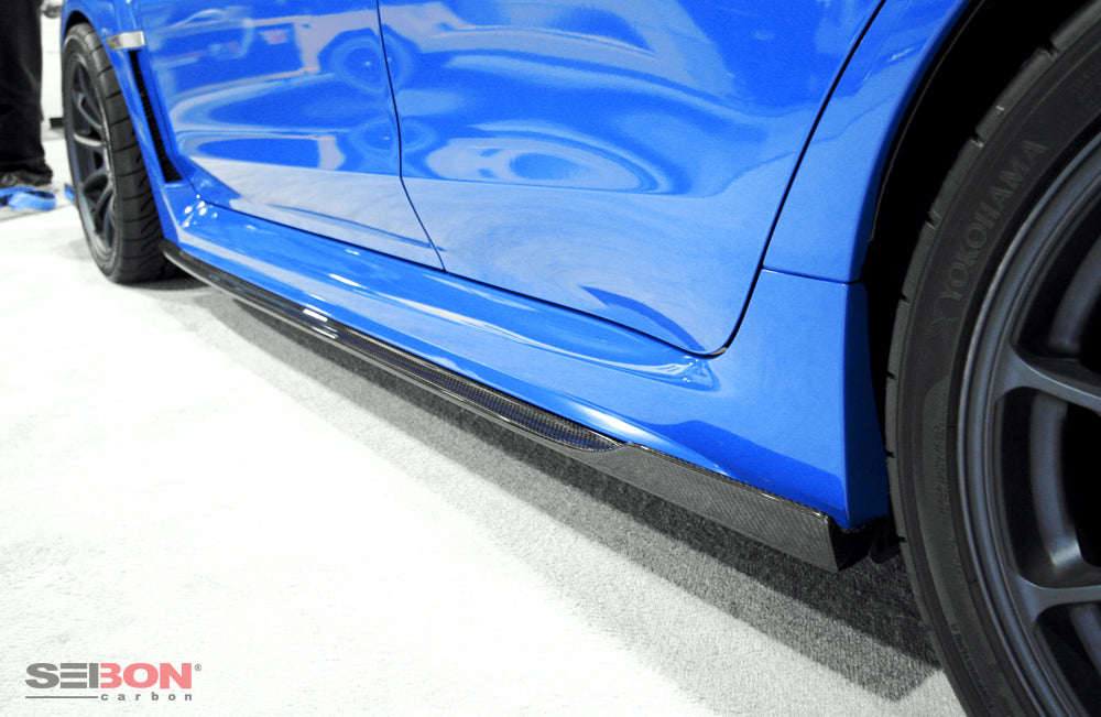 SEISS15SBIMP-MB Seibon Carbon Fiber MB Style Side Skirts - 2015+ WRX / 2015+ STI,