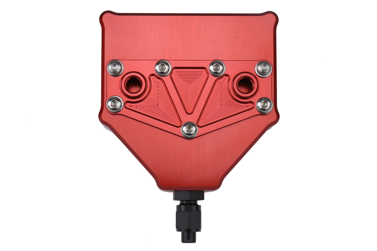 VERA0002A-RED Dual Air Oil Separator, Multi-Stage Filtering - 2013+ FT86-Red,