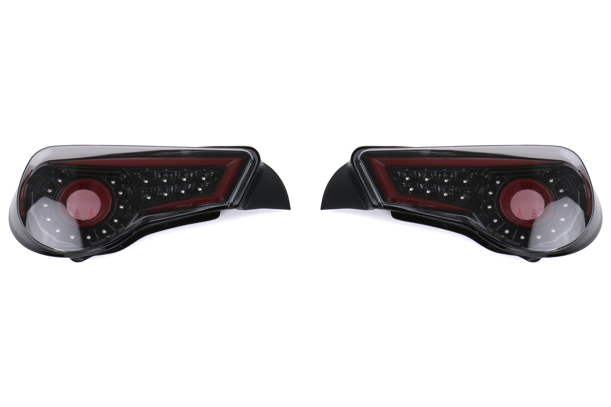 SCDLT-FRS12BKLED-SQ-TM SpecD Sequential Jet Black LED tail light - 2013-2016 FR-S / BRZ,
