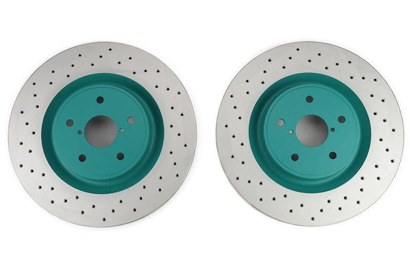 PMUPCRDFF7059S Project Mu Club Racer Front Rotor Pair - 2018-2021 Subaru STI,