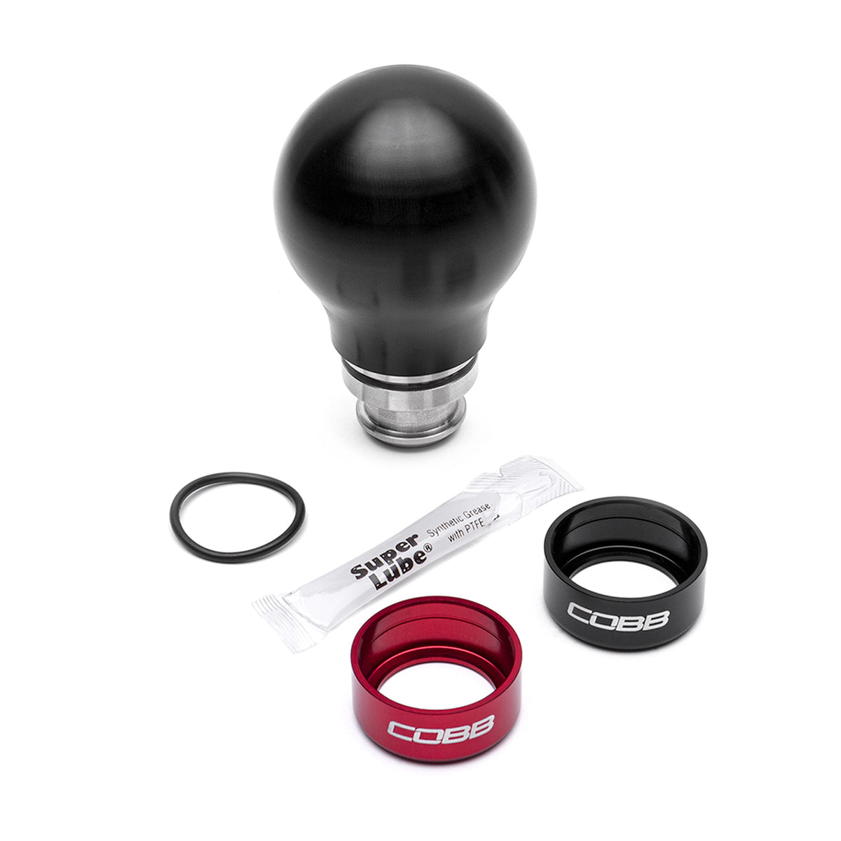 COB211360-BK COBB Tuning 5-Speed Weighted Shift Knob Black - Subaru 5MT Models (inc. 2002-2014 WRX),