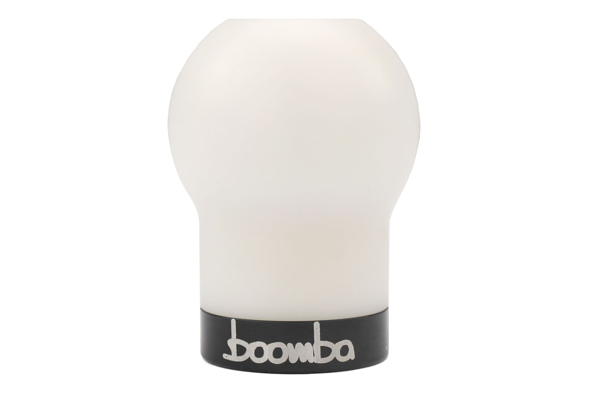 BBA31000090101 Boomba Racing White Delrin Weighted Shift Knob  - 2015+ WRX / 2015+ STI / 2014+ Forester-Black,