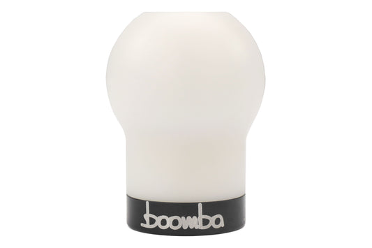 BBA31000090101 Boomba Racing White Delrin Weighted Shift Knob  - 2015+ WRX / 2015+ STI / 2014+ Forester-Black,
