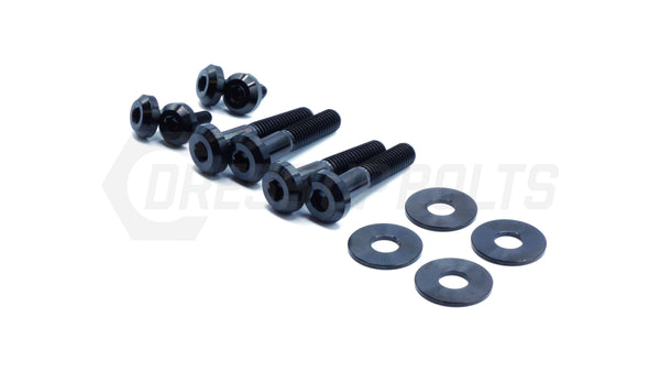 Fast Turn Fittings Stage 1 Titanium Hardware Trunk Kit (Black) - 2022-2024 Subaru WRX