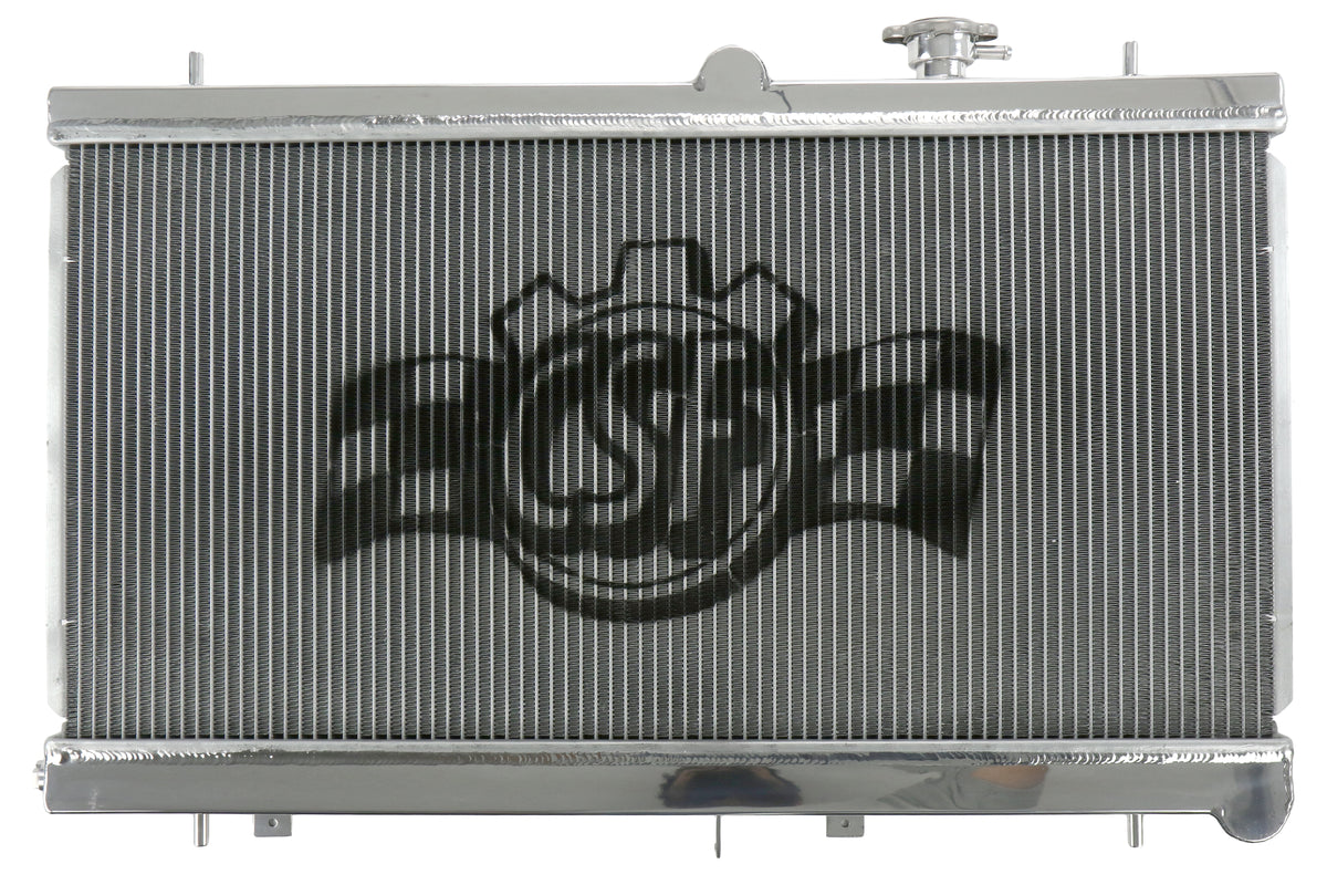 CSF3076O CSF Racing Radiator w/ Built-in Oil Cooler and Sandwich Plate - Subaru WRX/STi Manual 2002-2007,