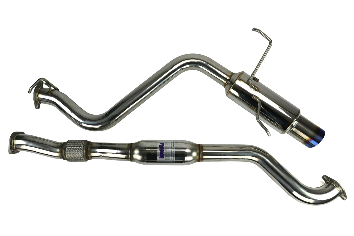 INVHS08SW4GTT Invidia N1 Cat Back Exhaust Single Titanium Tip - 2008-2014 Subaru WRX Sedan / 2011-2014 Subaru STI Sedan,