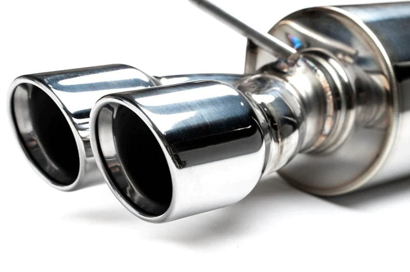 ETS200-60-EXH-010 ETS Cat-Back Exhaust System w/Muffler Resonated Polished Tips - 2022+ Subaru WRX,