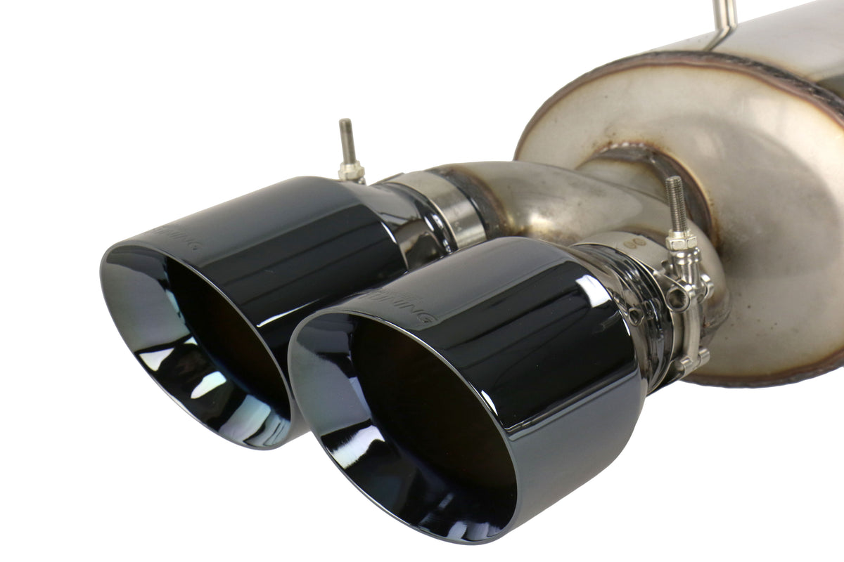 AWE3015-43108 AWE Touring Edition Exhaust Diamond Black Quad Tips (102mm) - 2015+ STI,