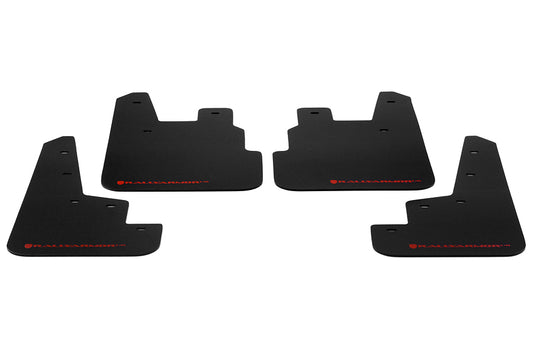 RALMF28-UR-BLK/RD Rally Armor Mud Flaps - 2014+ Forester-Black Mud Flap with Red Logo,