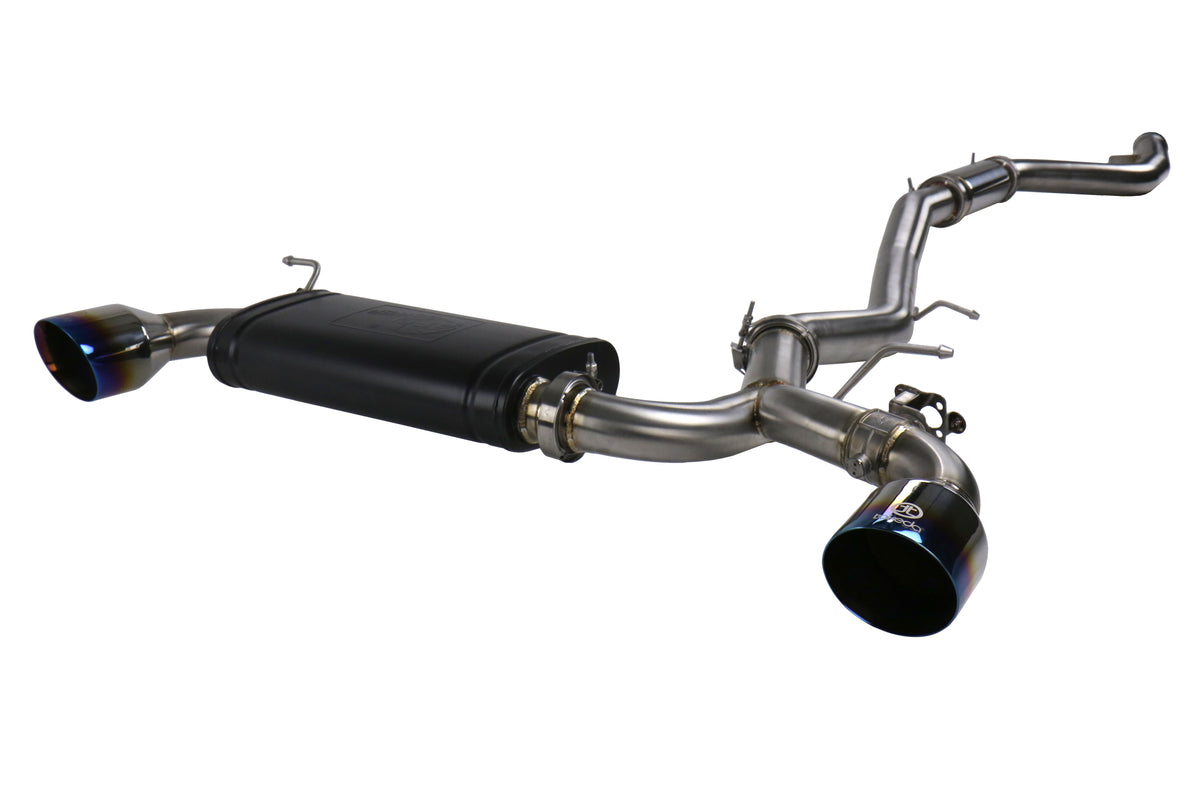 AFE49-36043-L aFe Takeda 3" to 2-1/2" 304 Stainless Steel Catback Exhaust - 2020 Supra-Burnt Blue,