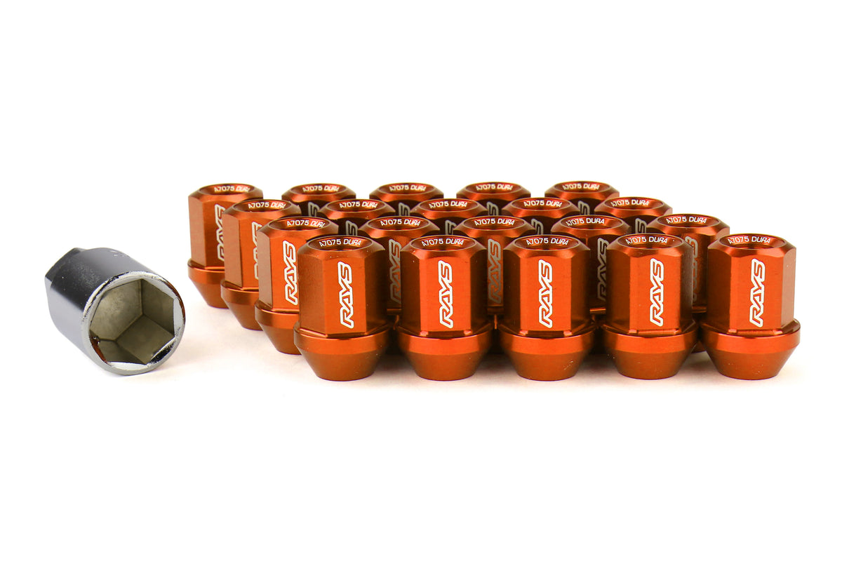 VLKWDURA3212125O Rays Dura-Nut L32 Straight Type lug nuts - 2015+ WRX / 2015+ STI / 2013+ BRZ / 2014+ FORESTER,