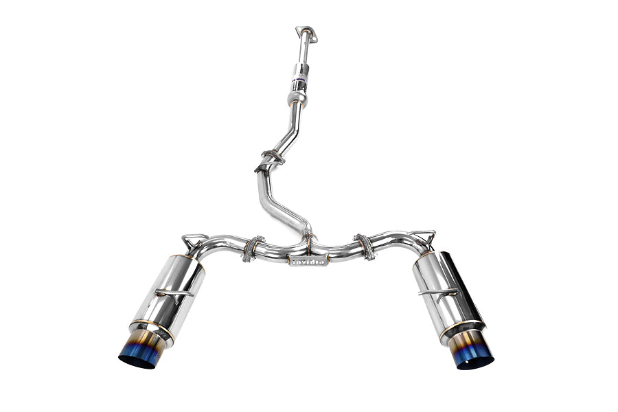 INVHS12SSTGTT Invidia N1 Catback Exhaust TI Tips - 2013+ FT86,