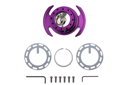 NRGSRK-650PP NRG Generation 3 Quick Release Steering Wheel Adaptor : Purple Body / Purple Ring (SRK-650PP),
