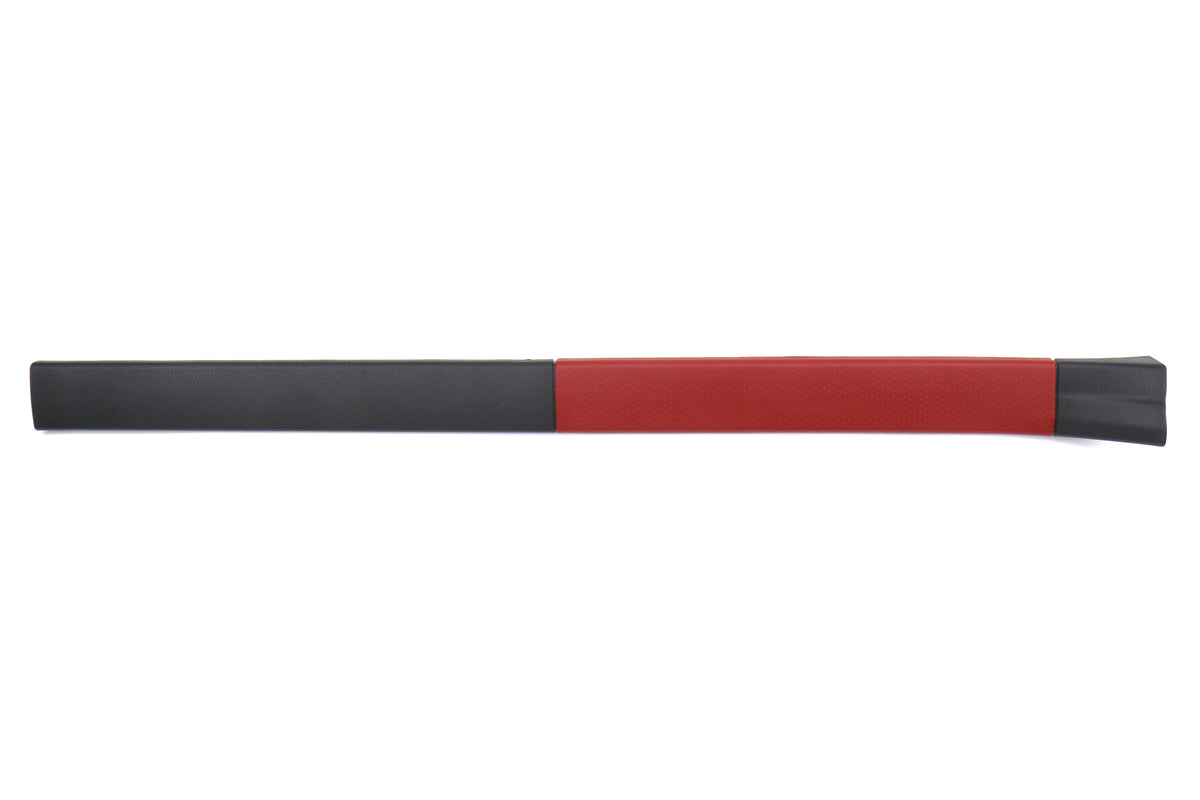 TOYSU003-03249 Toyota JDM Driver Door Sill Guard Black / Red - 2013 -2021 BRZ / FR-S / 86,