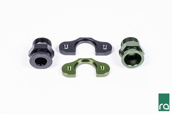 RAD20-0595 Radium Engineering FPR Adapter 8AN ORB 7mm Bore 39mm Offset M6,