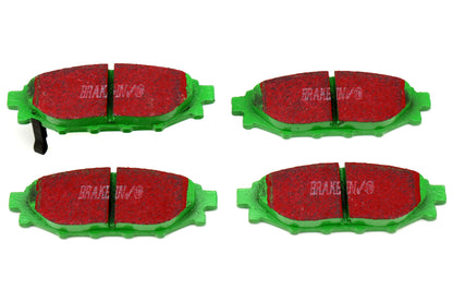 EBCDP21584 EBC Brakes Greenstuff Rear Brake Pads - 2014+ Forester (Non XT),