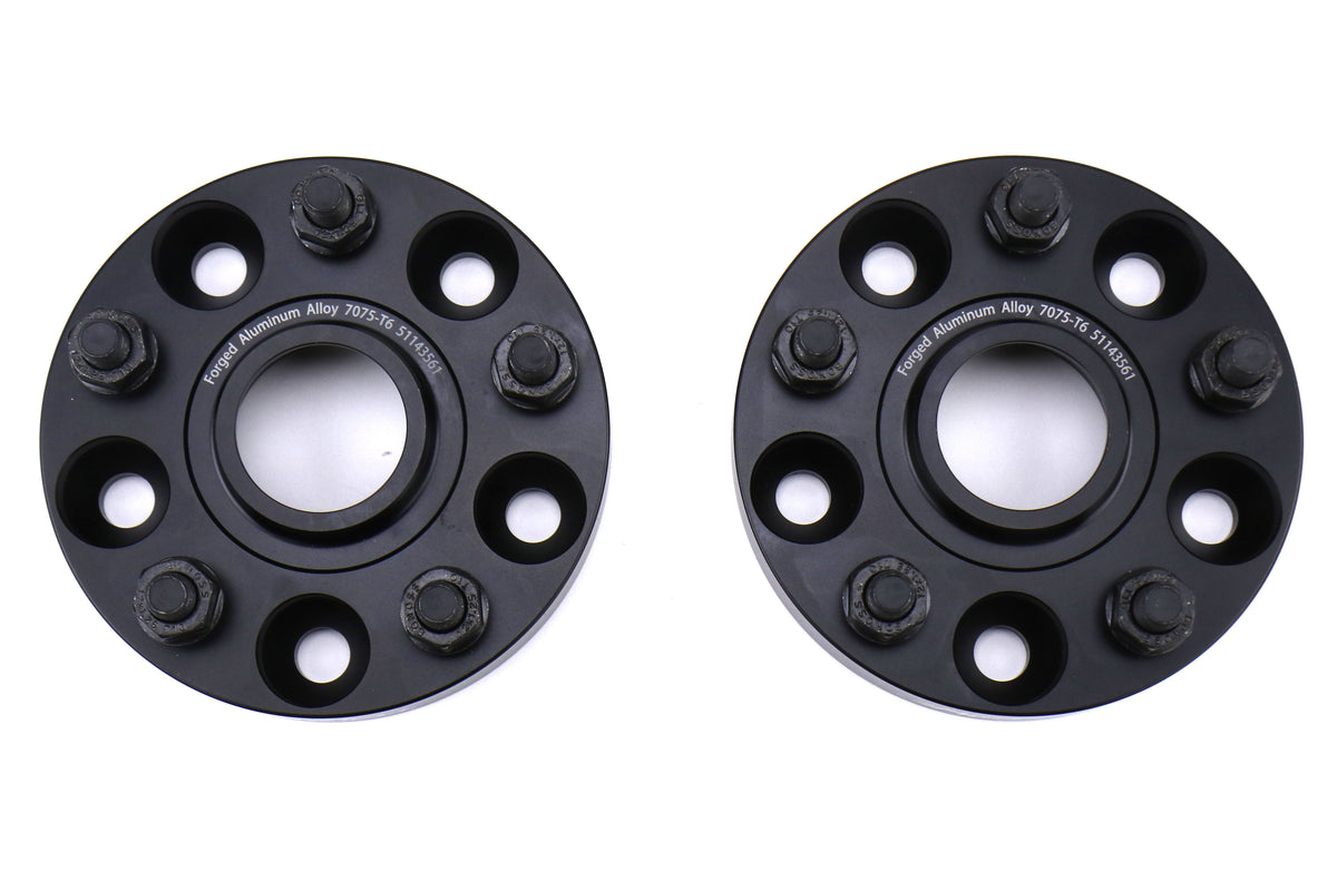 TQSTS-WS-553 Torque Solution Forged Aluminum Wheel Spacers 5x114.3 25mm Pair - Subaru STI 2005+ / WRX 2015+,