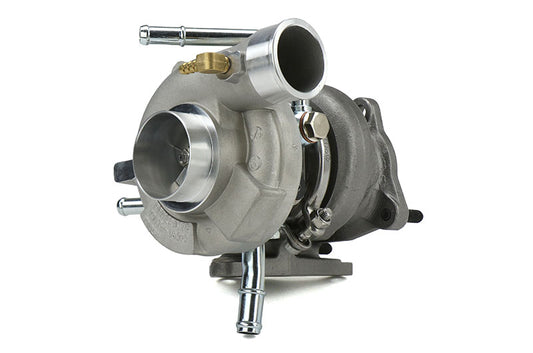 FPT2025054 Forced Performance FP BLUE Turbocharger Subaru STI 58mm 8cm EWG w/ Oil Feed Line - 2002-2007 Subaru WRX / 2004+ Subaru STI,