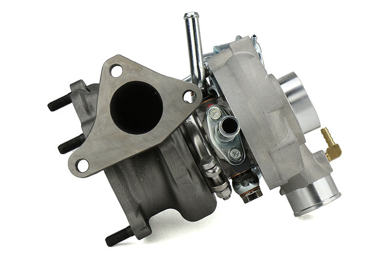 FPT2025050 Forced Performance FP BLUE Turbocharger 58mm 8cm IWG w/ Oil Feed Line - 2002-2007 Subaru WRX / 2004+ Subaru STI,