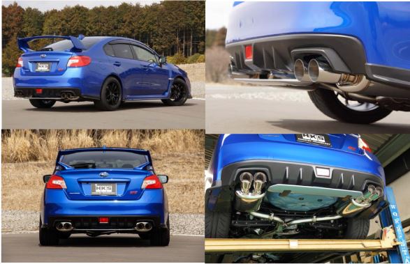 HKS31021-BF001 HKS Legamax Premium Cat Back Exhaust System - 2015+ WRX / 2015+ STI,