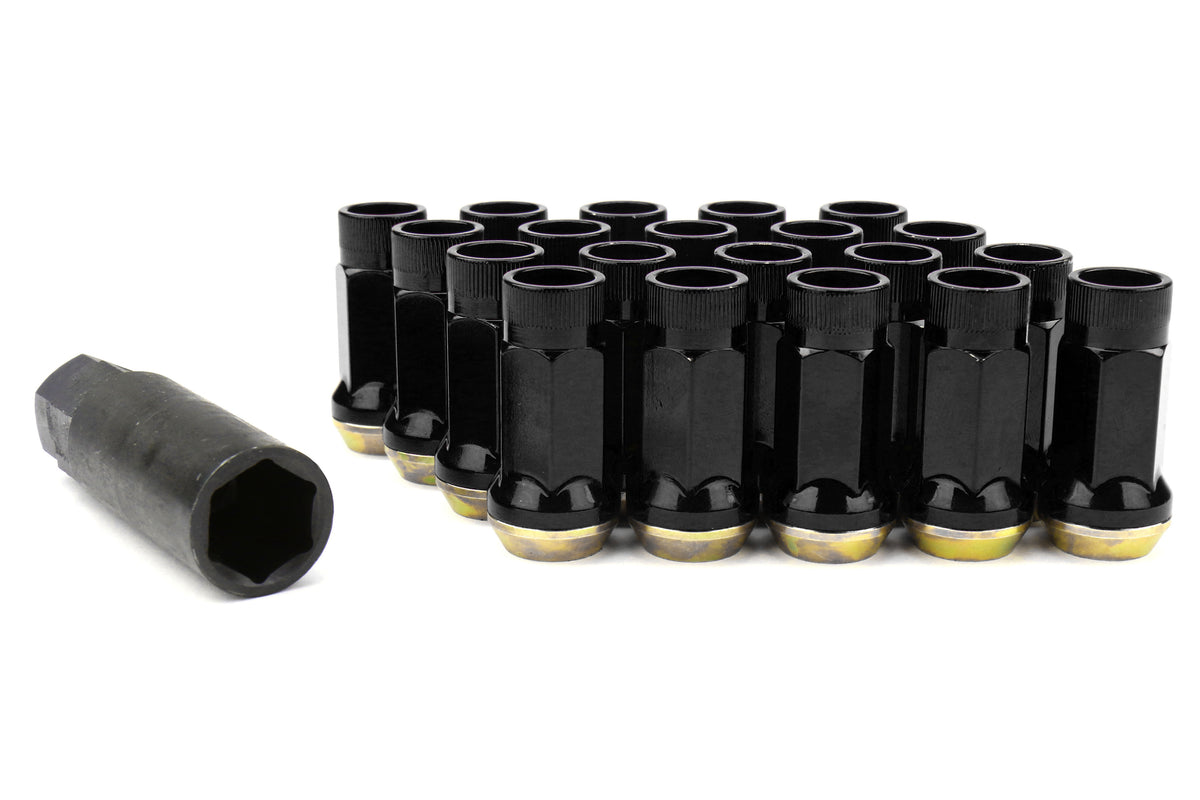 MUT32935B Muteki SR45R Open Ended Lugs (Various Colors) - 2015+ WRX / 2015+ STI / 2013+ FT86 / 2014+ Forester-Black,
