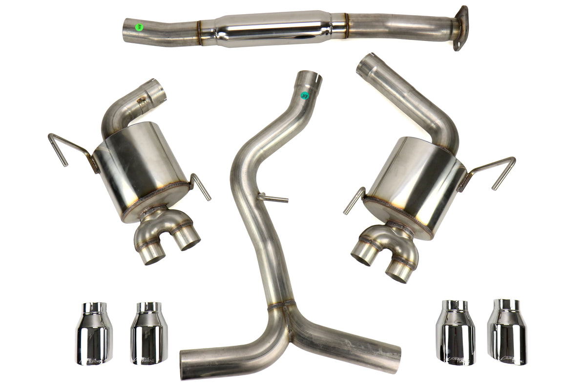 AWE3015-42104 AWE Touring Edition Exhaust Chrome Silver Quad Tips (102mm) - 2015+ STI,