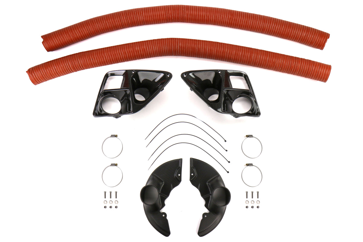 APPCF-815658 APR Fog Light / Brake Cooling Ducts - 2015+ WRX / 2015+ STI-with Brake Hoses and Backing Plates,