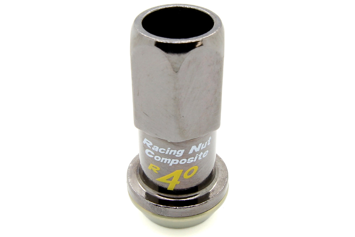 KICKRC13K Project Kics R40 Lug Nuts - 2015+ WRX / 2015+ STI / 2013+ FT86-R40 REVO Black Chrome with Locks,