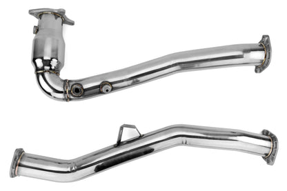 INVHS15SWMDOC Invidia Catted Stainless Steel Downpipe - 2015+ WRX 6MT,