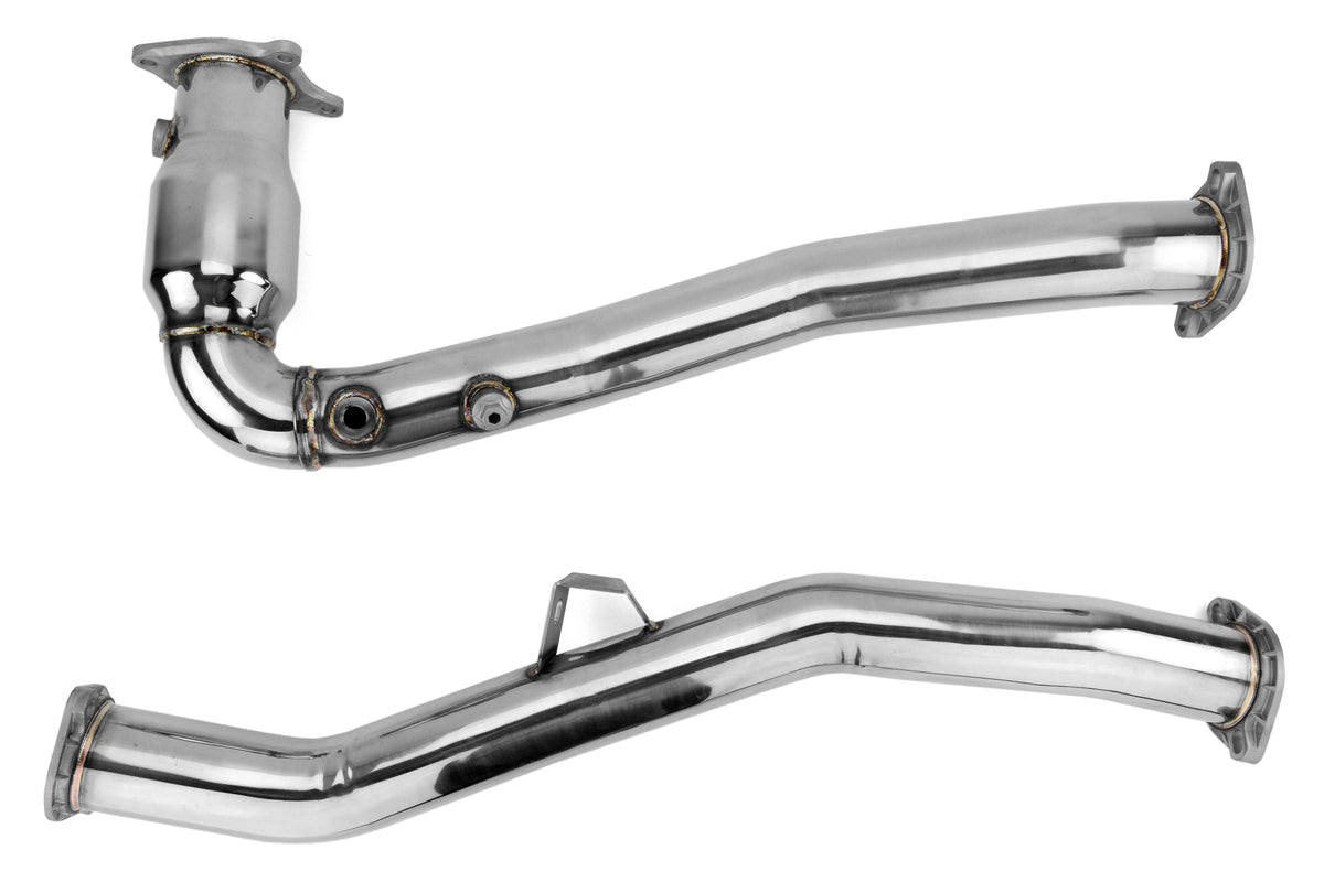INVHS15SWMDOC Invidia Catted Stainless Steel Downpipe - 2015+ WRX 6MT,