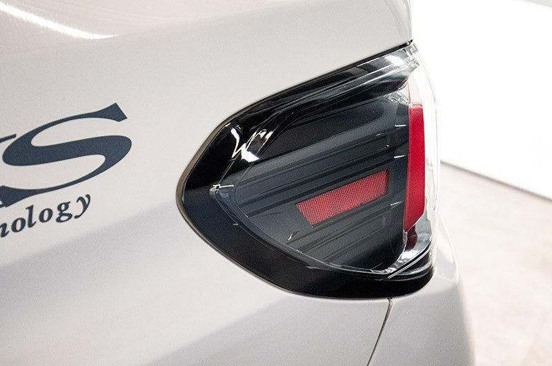 SCDLT-WRX15BKLED-SQ-TM Spec-D Sequential LED Tail Lights - 2015+ WRX / STI-Glossy Black-Clear Lens-Red LED Bar,