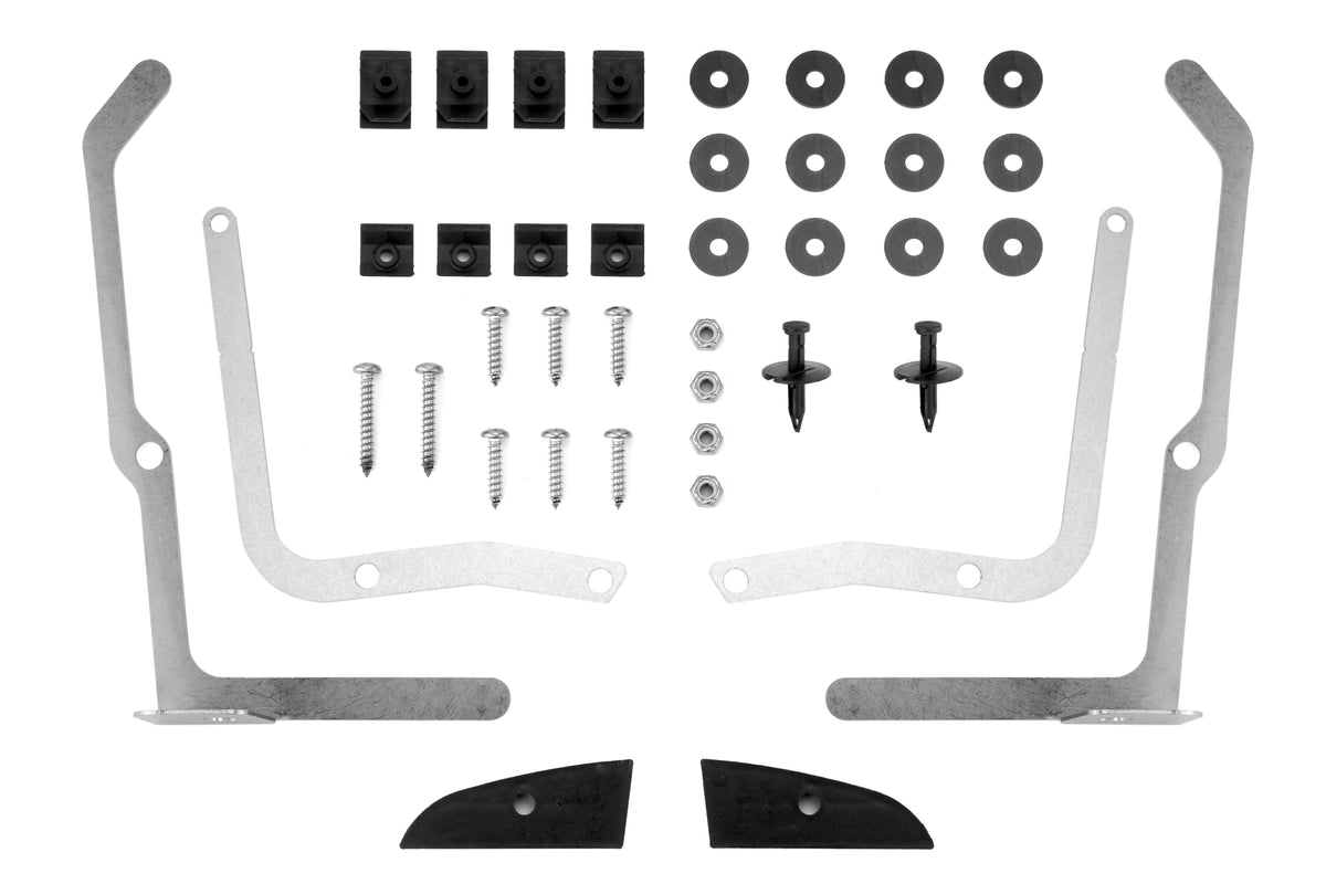 RALMF32-UR-BLK/GRY Rally Armor Mud Flaps - 2015+ WRX / 2015+ STI-Black Mud Flap with Grey Logo,