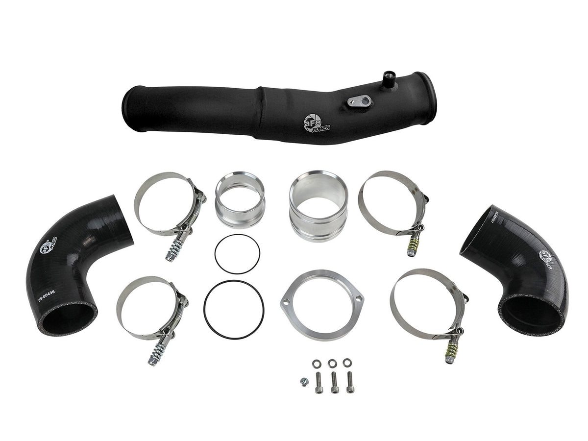 AFE46-20398-B AFE BladeRunner 2-1/2" to 3" Intercooler Tube Hot Side - 2020 Supra-Black,