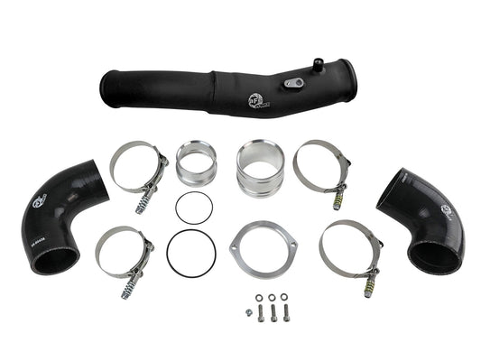 AFE46-20398-B AFE BladeRunner 2-1/2" to 3" Intercooler Tube Hot Side - 2020 Supra-Black,